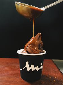 Drivu Cocoa-Espresso Soft Serve Sundae