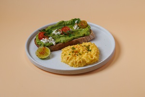 Avo Eggs Toast - Around The Block dubai