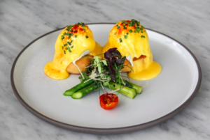 Drivu Eggs Benedict