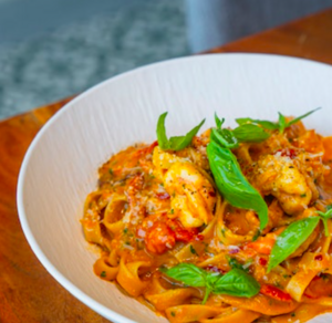 Drivu Spicy Prawn Tagliatelle