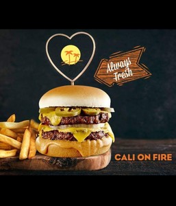 Drivu Cali on Fire Double Burger