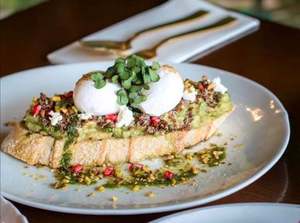 Drivu Chermoula Avocado Toast