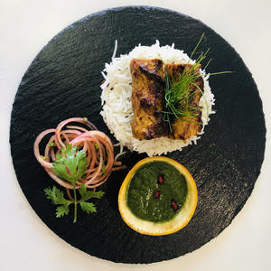 Drivu Chicken Kebab with Jeera Rice