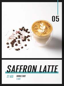Drivu Hot Saffron Latte