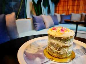 Drivu Pistachio Rose Cake