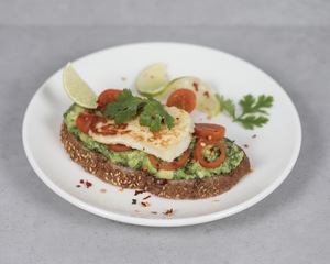 Drivu Halloumi & Avocado Brown Toast