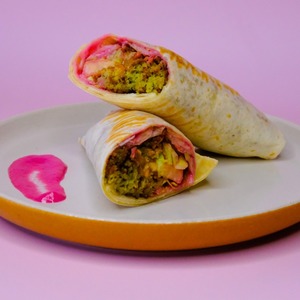 Drivu Beetroot Falafel Wrap