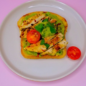 Drivu Chicken Avocado Toast