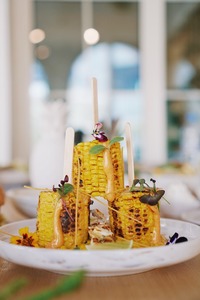 Drivu Corn with Halloumi
