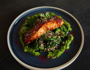 Drivu Teriyaki Salmon