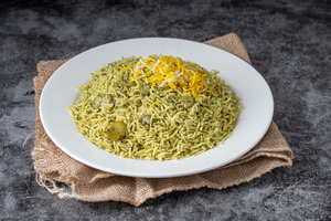 Drivu Green Dill Rice Plate with Beans (small)