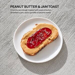 Peanut Butter & Jam Toast - La Petite Cafe al-ain