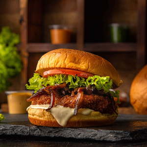 Drivu The American BBQ Chicken Burger