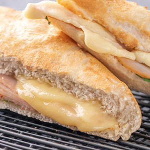 Drivu Smoked Turkey Emmental Baguette Sandwich