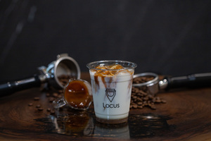 Drivu Iced Salted Caramel Latte