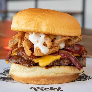 Drivu BBQ Bacon Cheese Burger