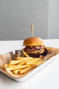 Drivu Salmon Burger