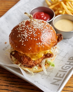 Drivu Fried Chicken Burger