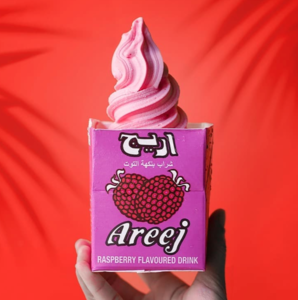 Drivu Areej Raspberry Soft Serve