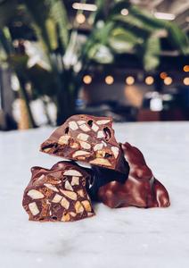 Drivu Eid Desert Rose Collection: 70% Dark Chocolate Almond Rochers