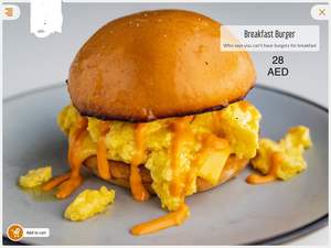 Drivu Breakfast Burger
