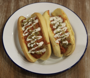 Drivu Hotdog Taco Chili