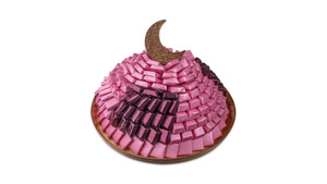 Drivu Arabesque Medium Chocolate Tray