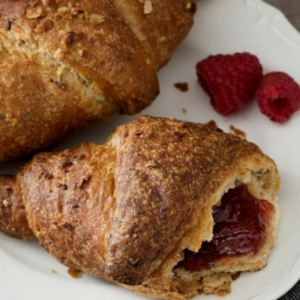 Drivu Croissant Cereals, Berry Jam and Honey