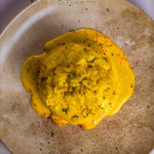 Drivu Bacon Pancake with Scramble Eggs