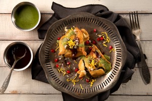 Drivu Chutney Samosa