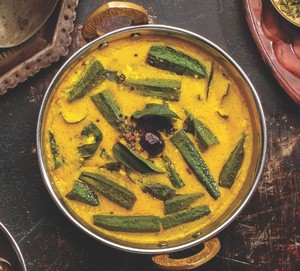 Drivu Dahi Bhindi (okra)