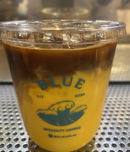Drivu Iced Saffron Latte