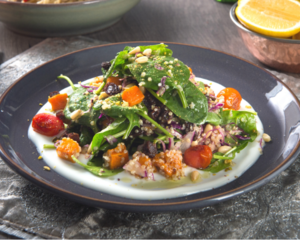 Drivu Roasted Pumpkin & Goat Cheese Salad