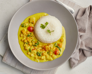 Drivu Pumpkin and Chickpea Coconut Curry