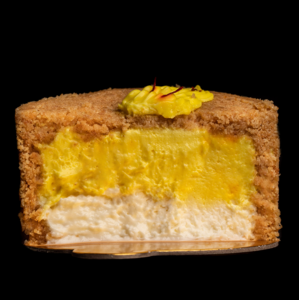 Drivu Upside Down Saffron Cheesecake