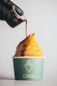 Drivu Dulce de Leche & Saffron Soft Serve