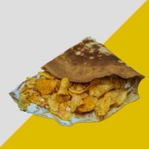 Drivu Chips Oman & Kraft Cheese Crepe