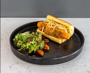 Drivu Beef Hotdog Sandwich