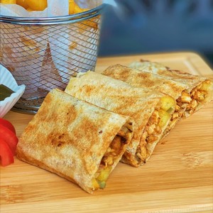 Drivu Chicken Shawarma Lebanese Wrap