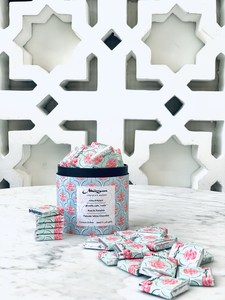 Drivu Rose & Pistachio 'Falooda' White Chocolate Box of 35 Bites