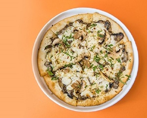 Drivu Mushroom Pizza with Truffle Oil
