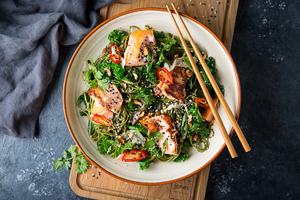 Drivu Soy & Maple Salmon Matcha Noodles