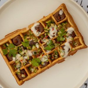 Drivu Falafel Waffle