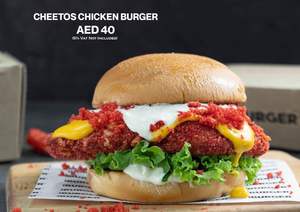 Drivu Cheetos Chicken Burger
