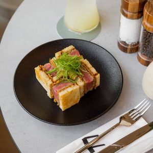 Drivu Wagyu steak sando