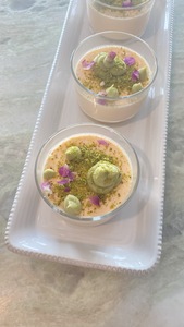 Drivu Rose Pistachio Panna Cotta