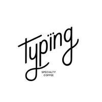 Typing Coffee Shop logo